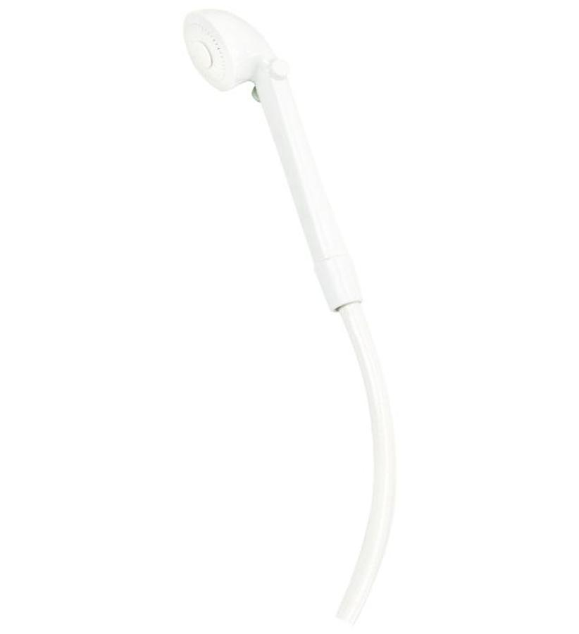 Hose & Head W/ Bracket 60" - White