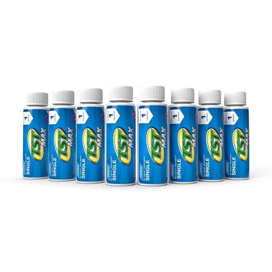 Camco Tst Max Rv Toilet Treatment Singles, Lavender, (8) 4 Oz. Bottles