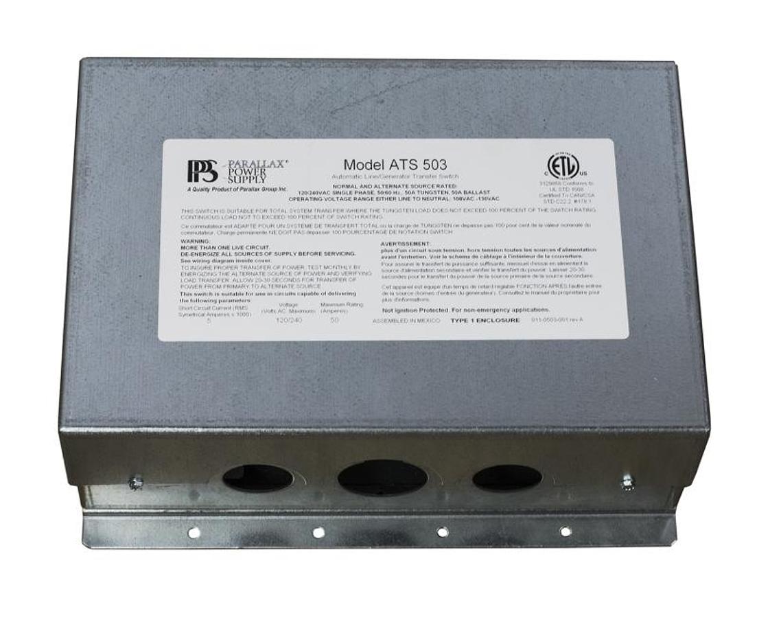 50 Amp Transfer Switch 120/240 Vac