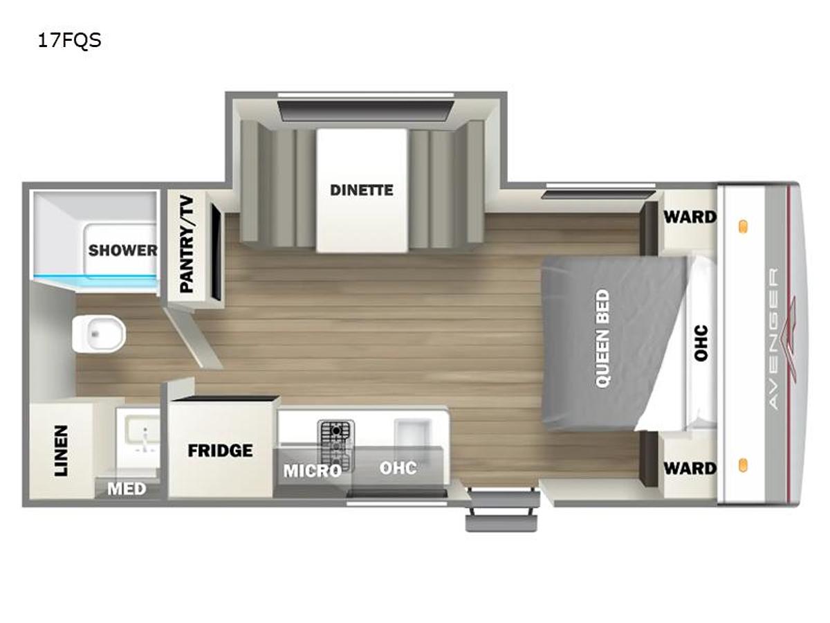 New 2024 Prime Time RV Avenger LT 17FQS