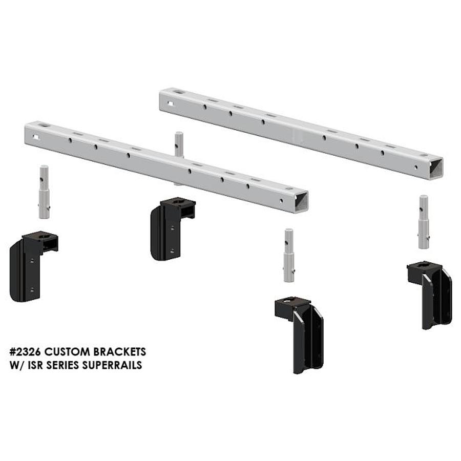 #2326 Isr Series Superrail 18k Custom Mounting Kit For 1999-2010 Gm 2500 & 3500 Trucks