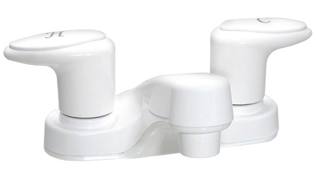 Faucet - Lavatory 4" White