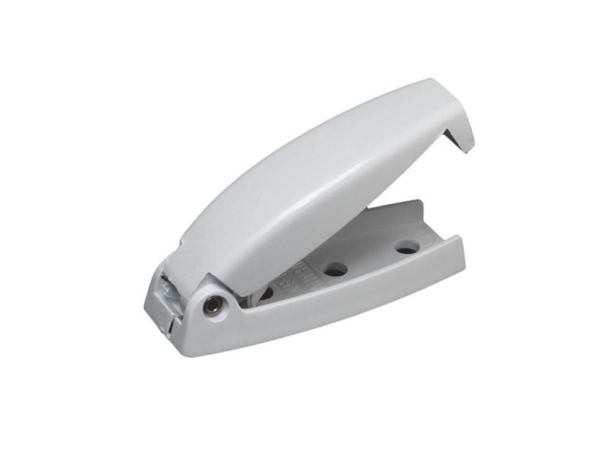 Baggage Door Catch Rounded - White
