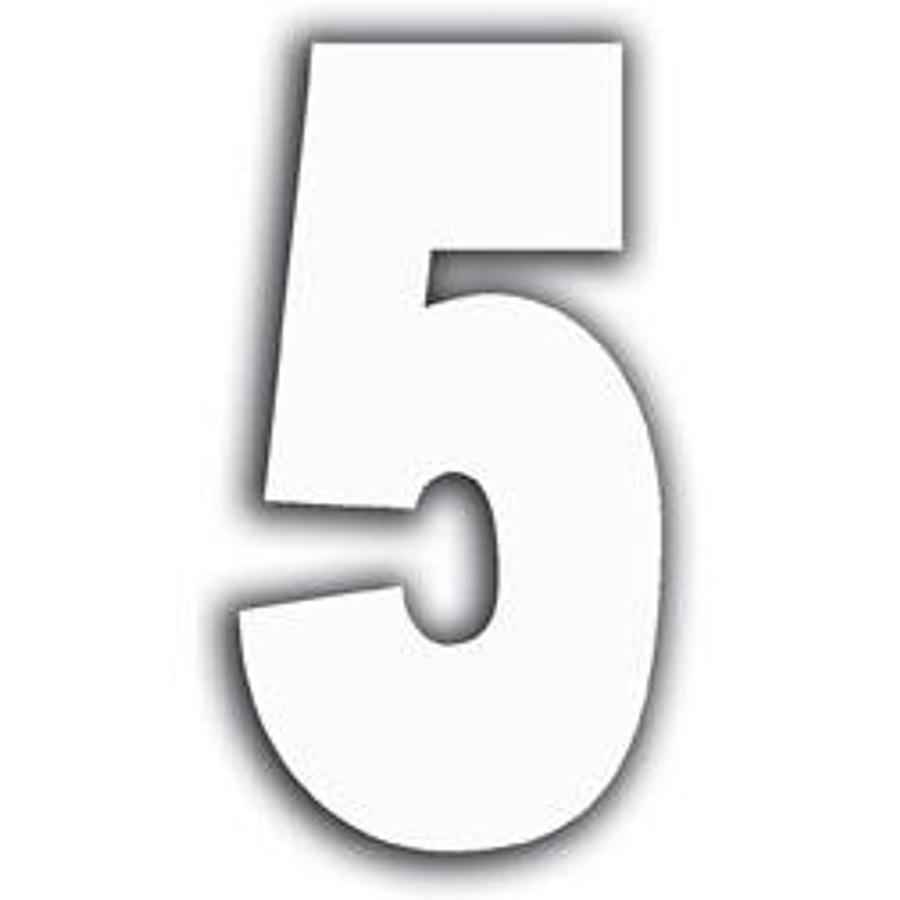 White Number - 5