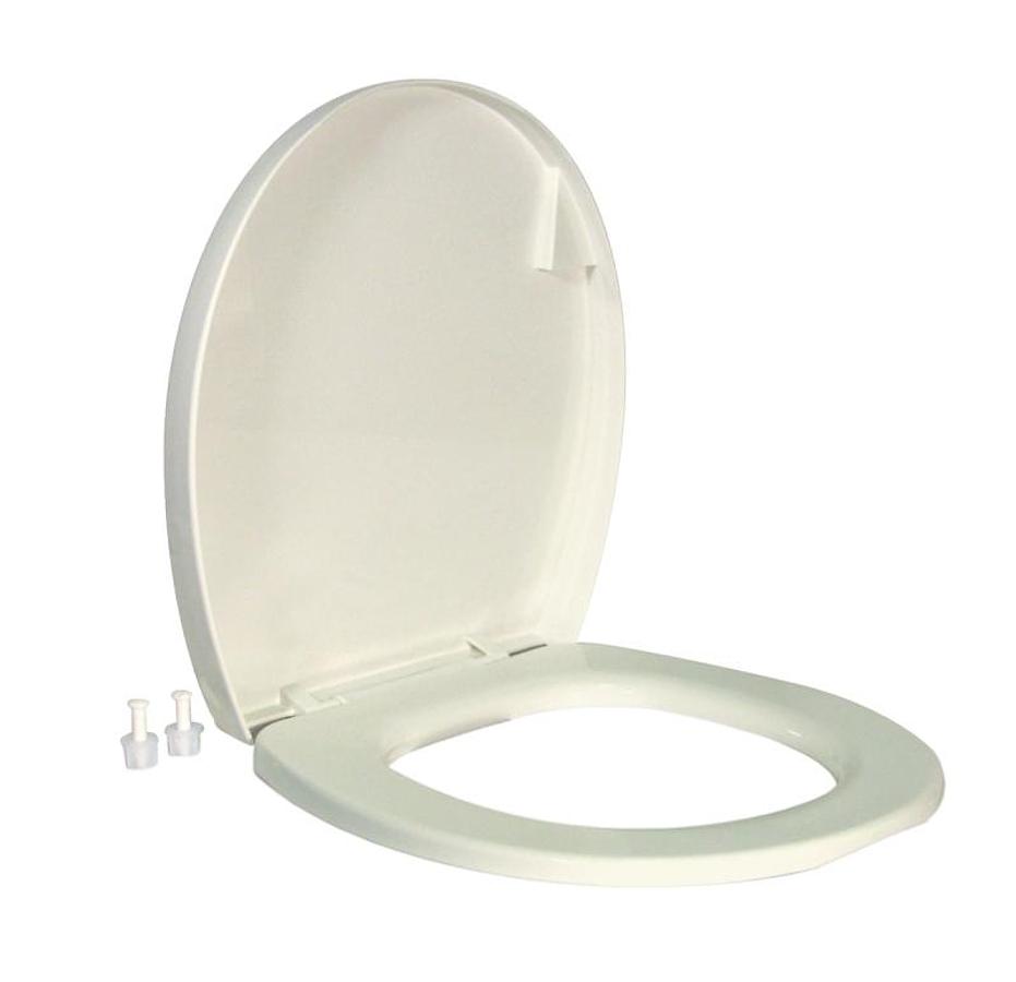 Seat And Cover For Residence Toilet - Bone
