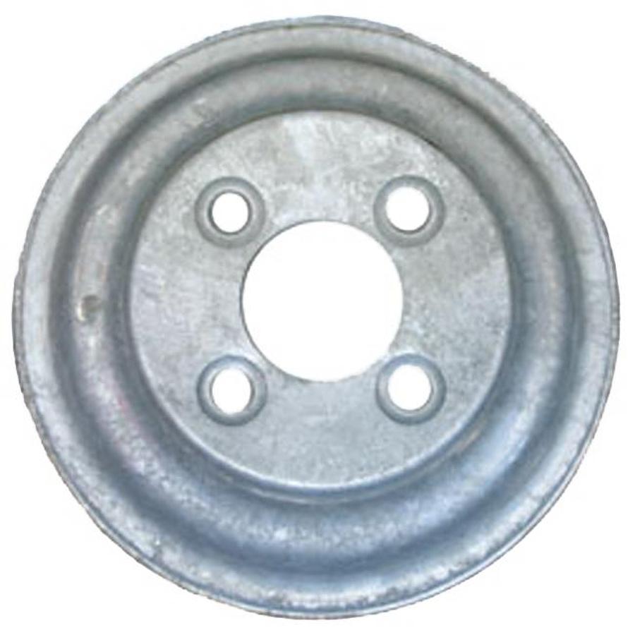 Wheel Galvanized Solid; 8 X 7 Inch 4 Hole