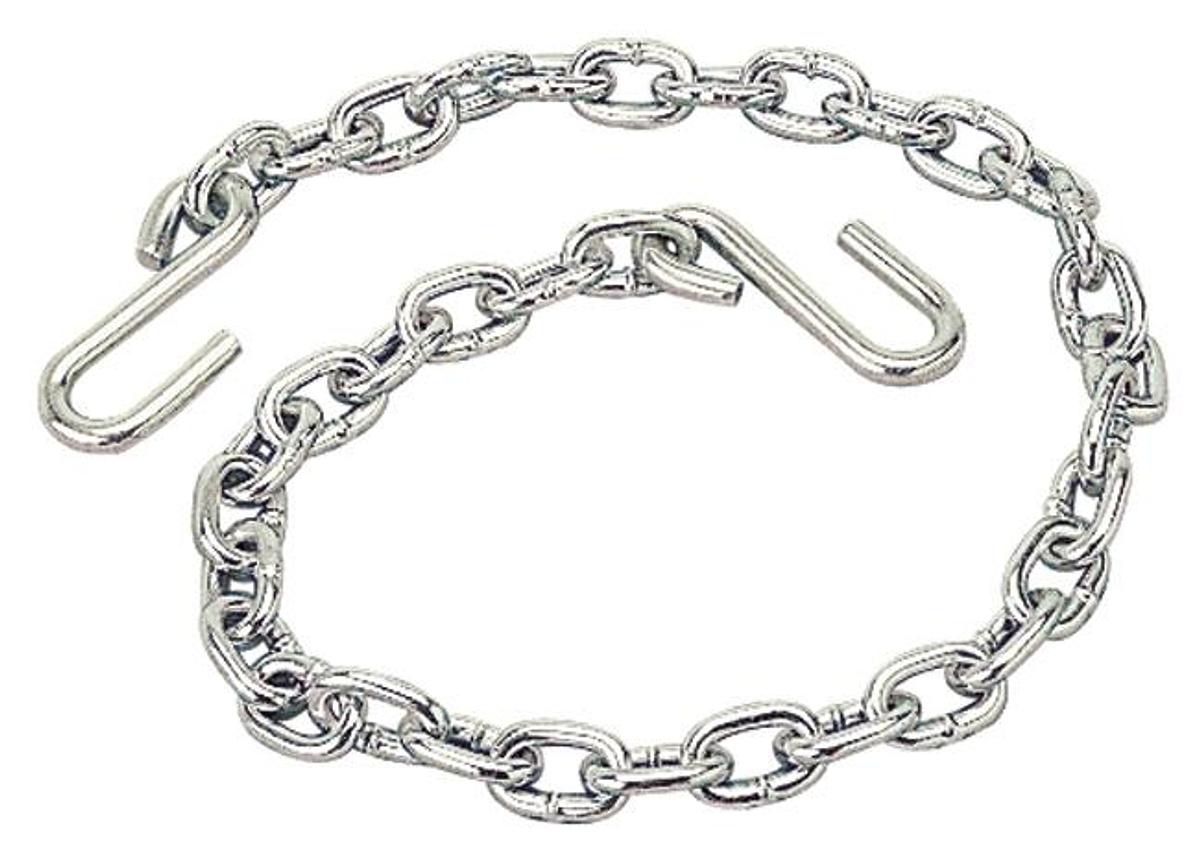 Trailer Safety Chain 1/4" X 44 1/2"  Zinc Plated Steel
