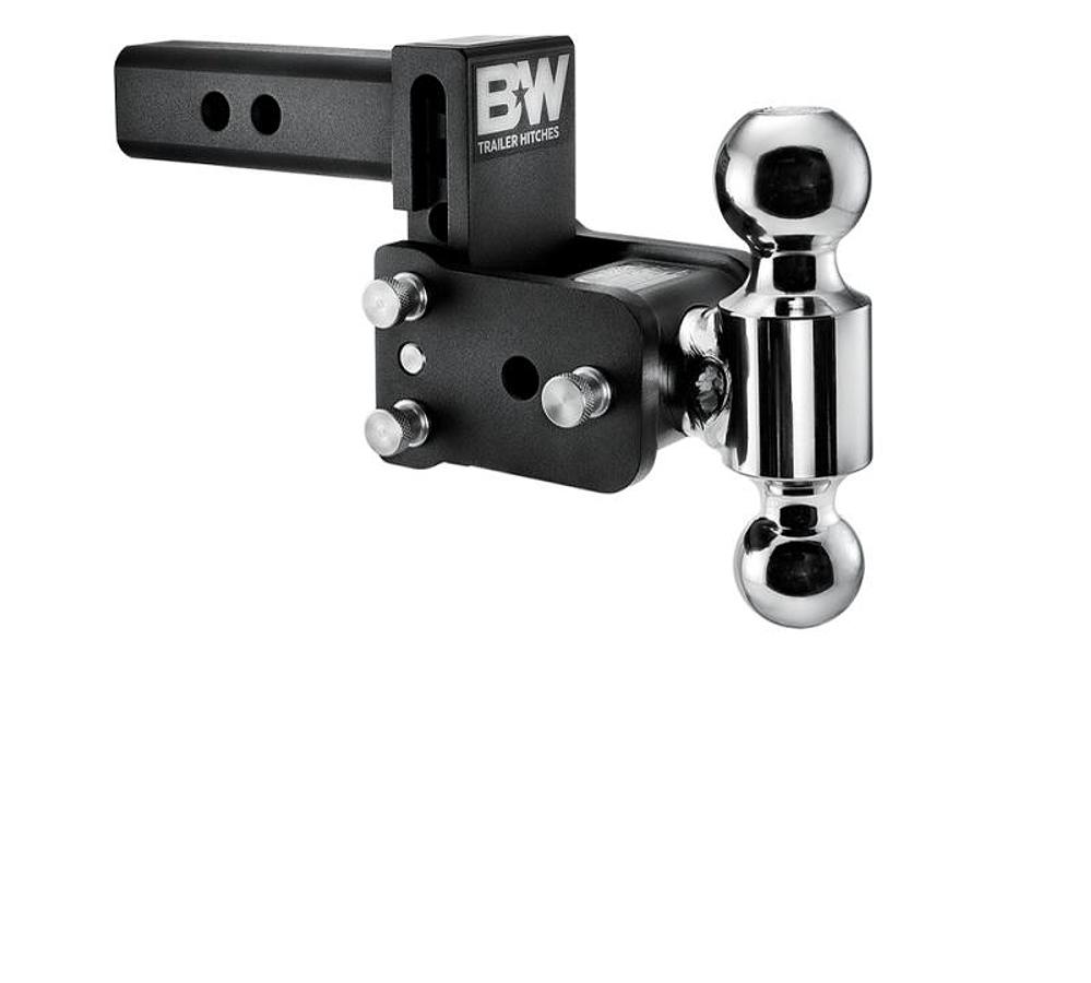 Dual Ball Adjustable Ball Mount - 2"&2-5/16" Chrome Balls