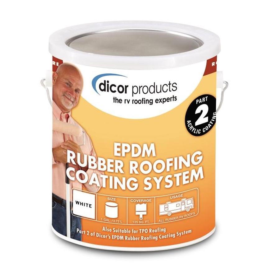 Dicor Rubber Roof Coating Epdm Gallon - White