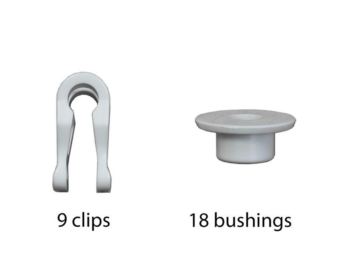 Wire Shelf Mounting Hardware