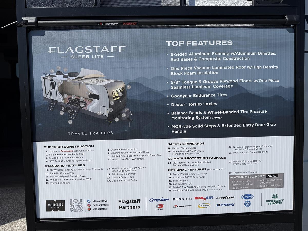 New 2026 Forest River RV Flagstaff Super Lite 26FKBS