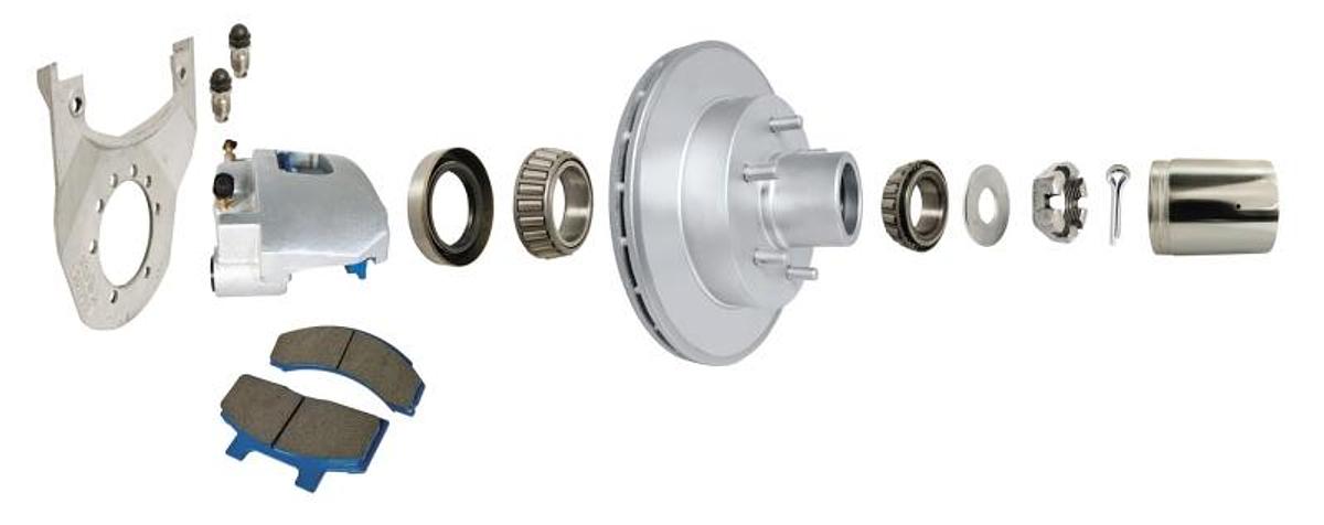 Rotor 12" Vented Integral Premier 6 Lug