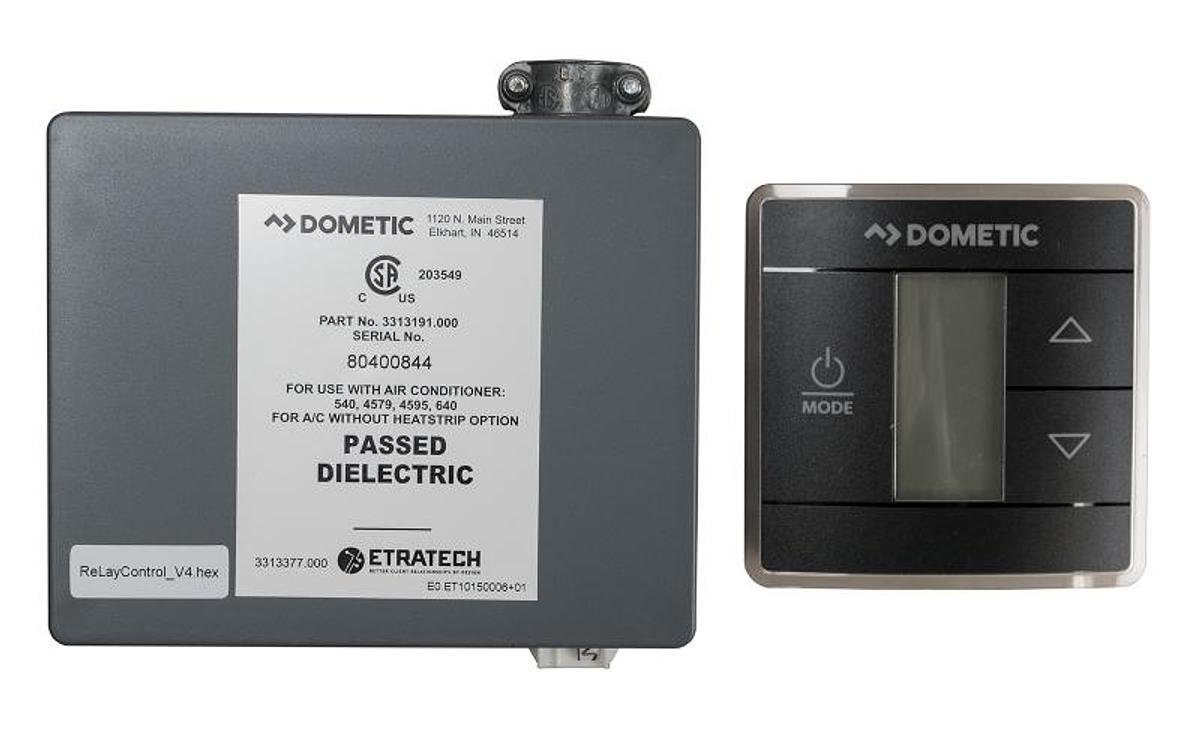 Single Zone Wall Thermostat W/ Control Kit - Black