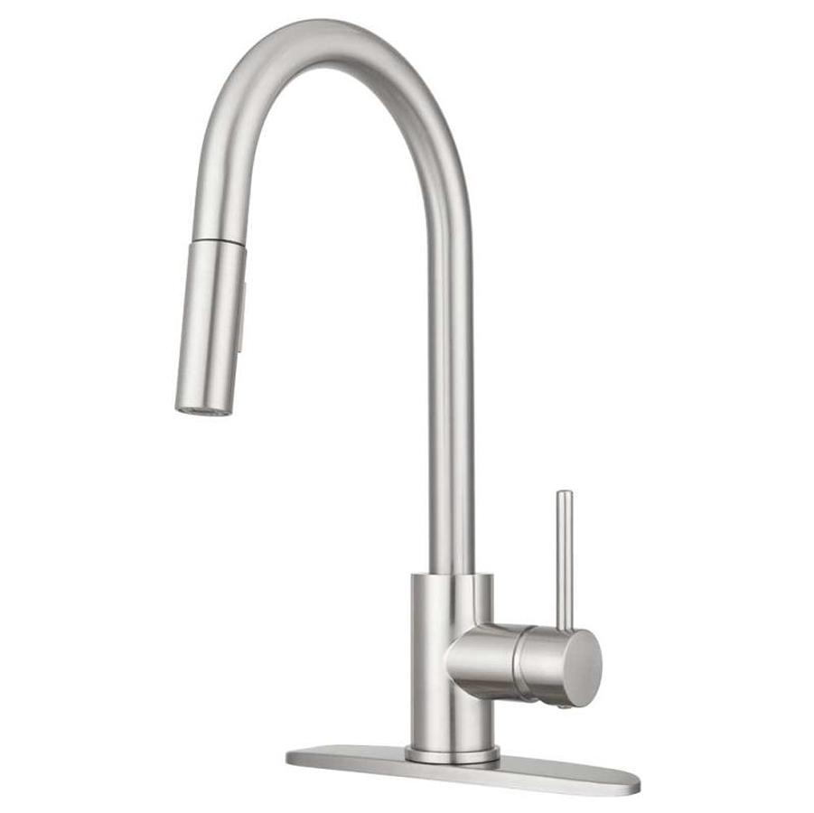 Pull Down Streamline Rv Kitchen Faucet - Brushed Satin Nickel