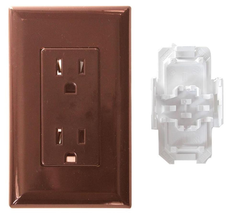 Receptacle Self-contained - Brown
