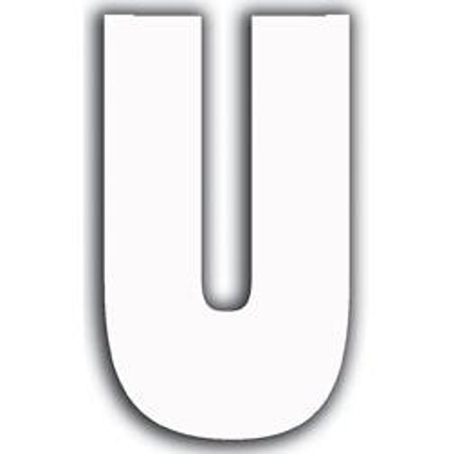 White Letter - U