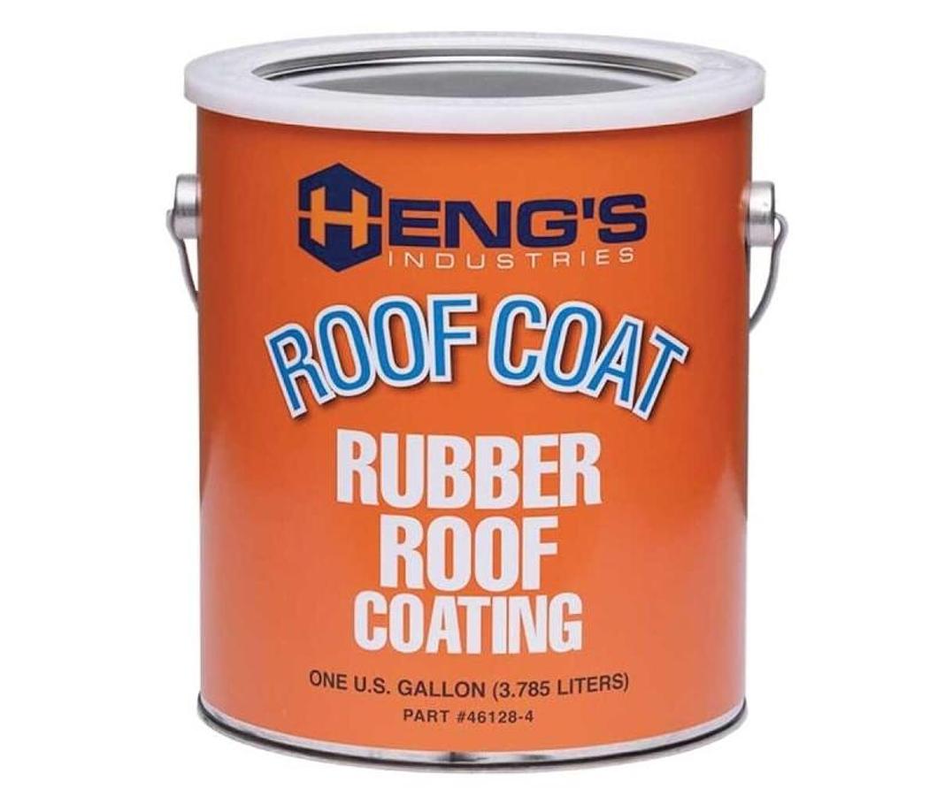 Universal Rubber Roof Coating, White, Gallon