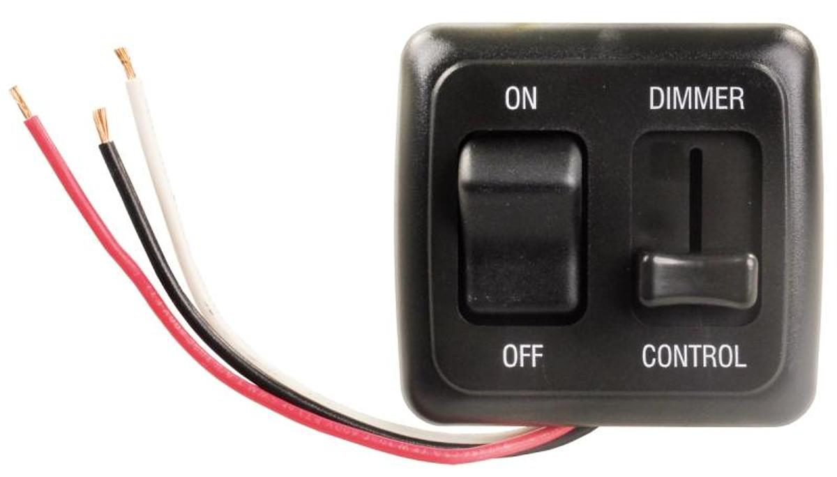 Dimmer On/off Led Approved Black