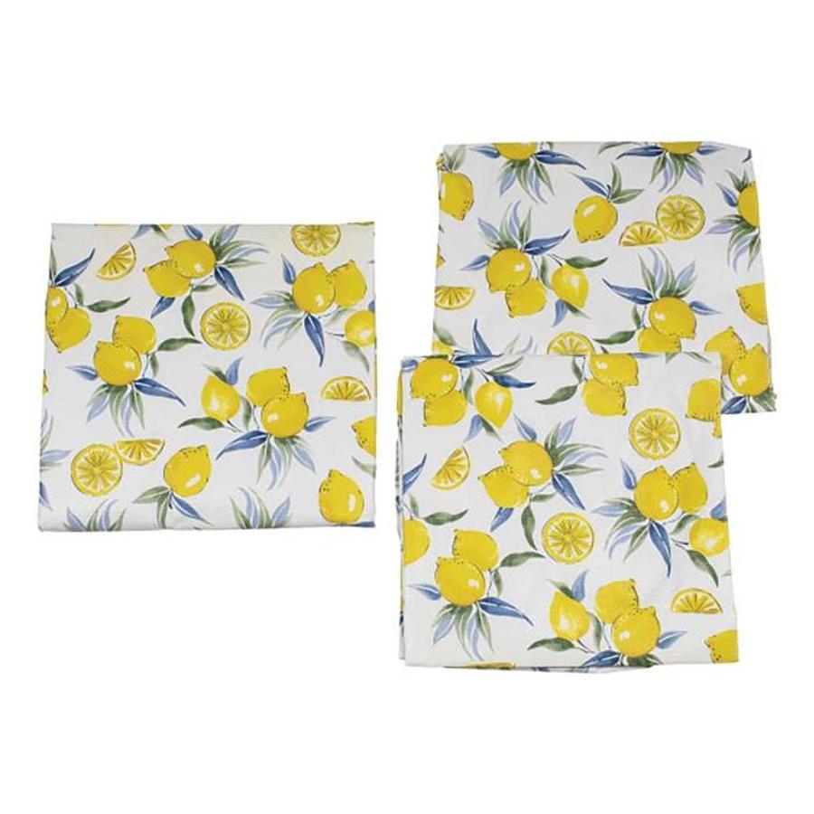 Table Cover Set - Lemon Toss 3 Pc.