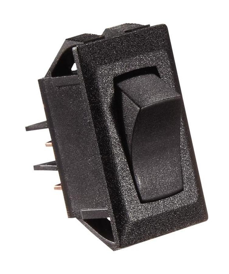 Rocker Switch, Black On/off Spst