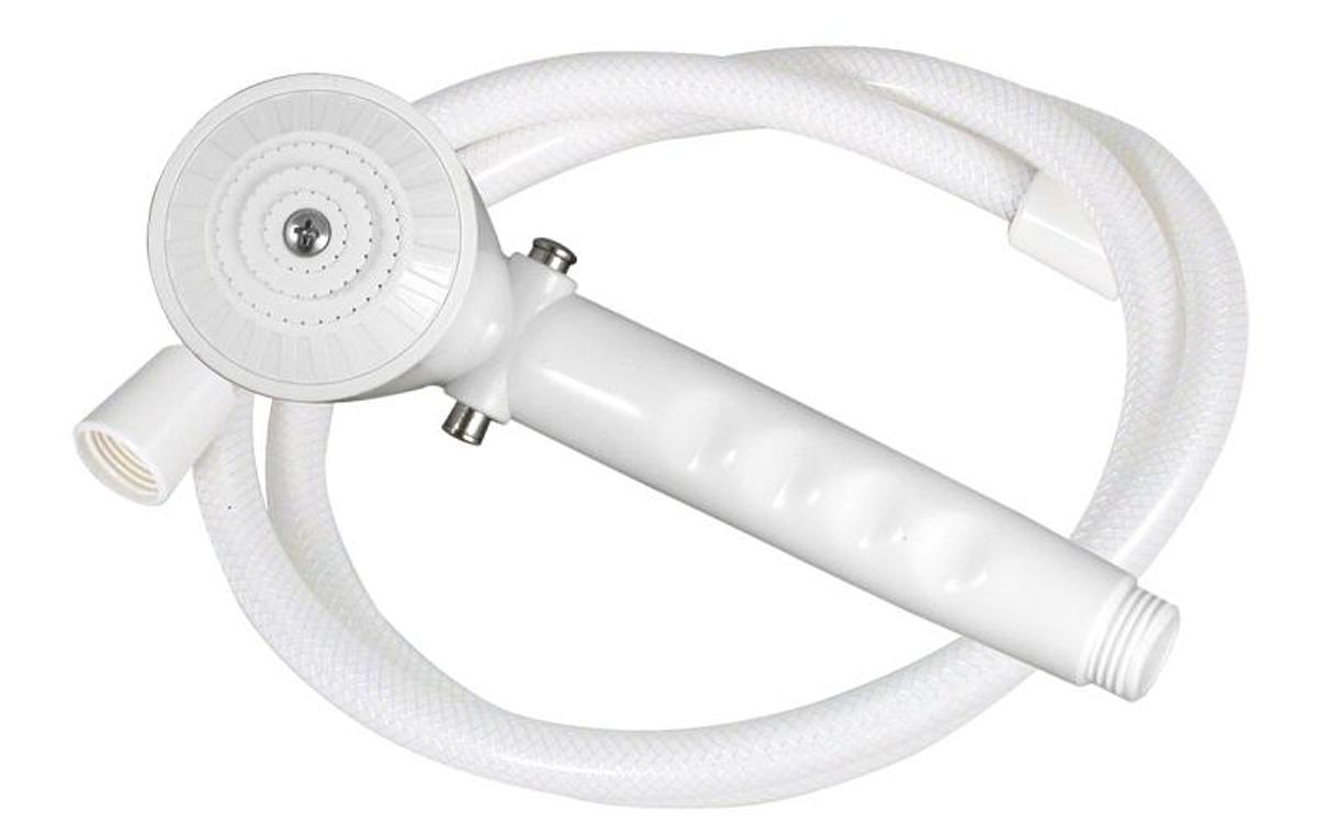 Shower Hand Set White W/60" Vinyl Hose Classic
