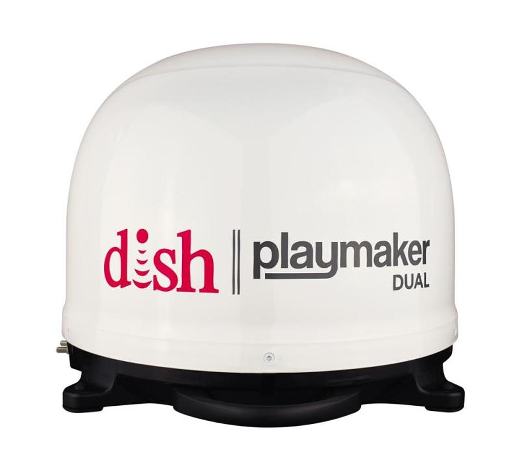 Winegard Dish Playmaker Dual Portable Automatic Satellite - White