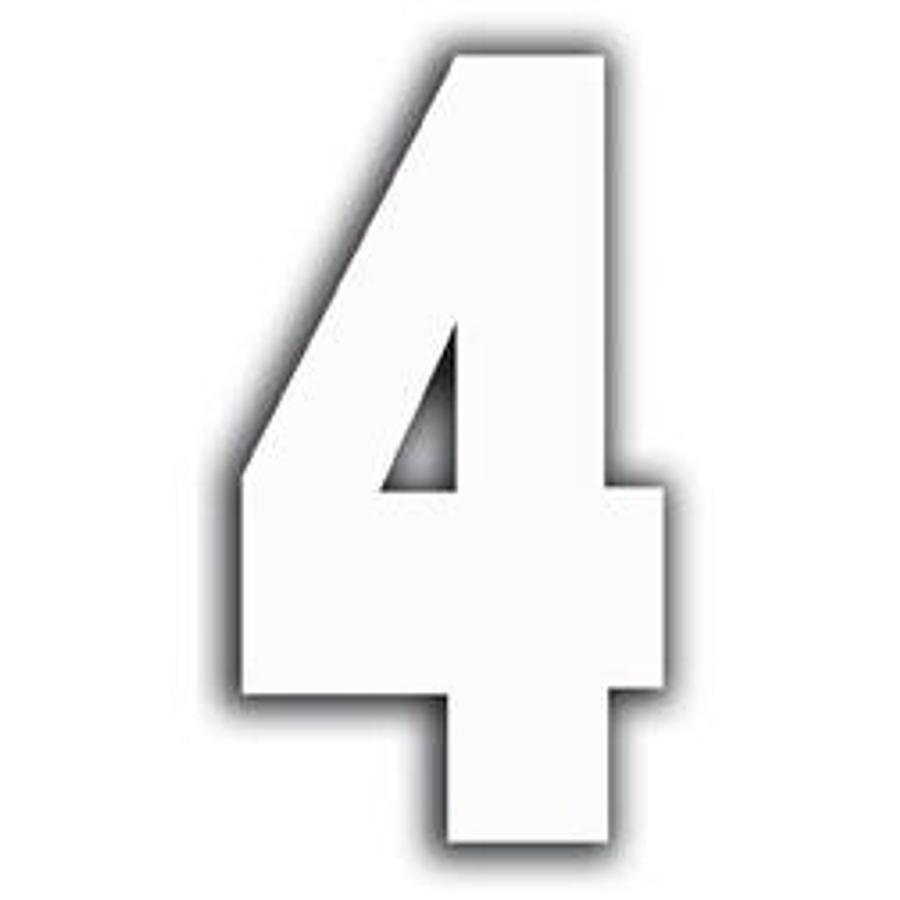 White Number - 4