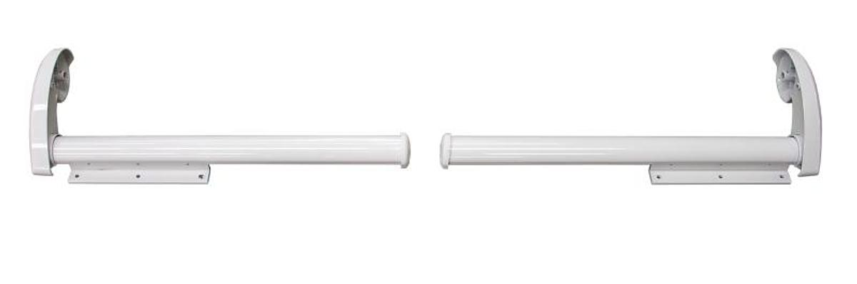 Deluxe Slide Topper Bracket Kit Short - Polar White