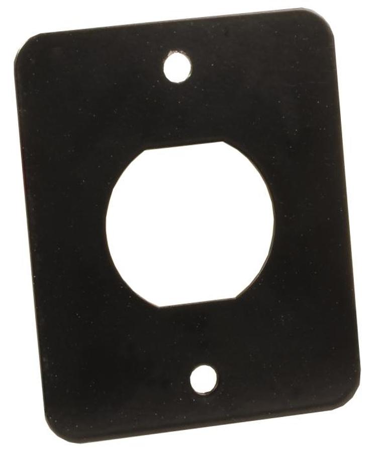 12v/usb Mounting Plate - Single Black