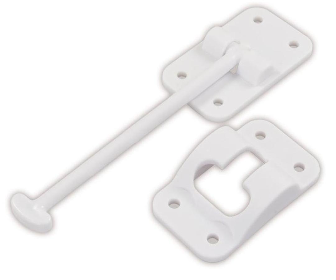 T-style Door Holder - 6" Polar White