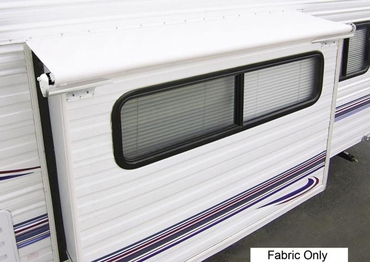 Universal Slideout Fabric 105" X 42" Extension White Vinyl