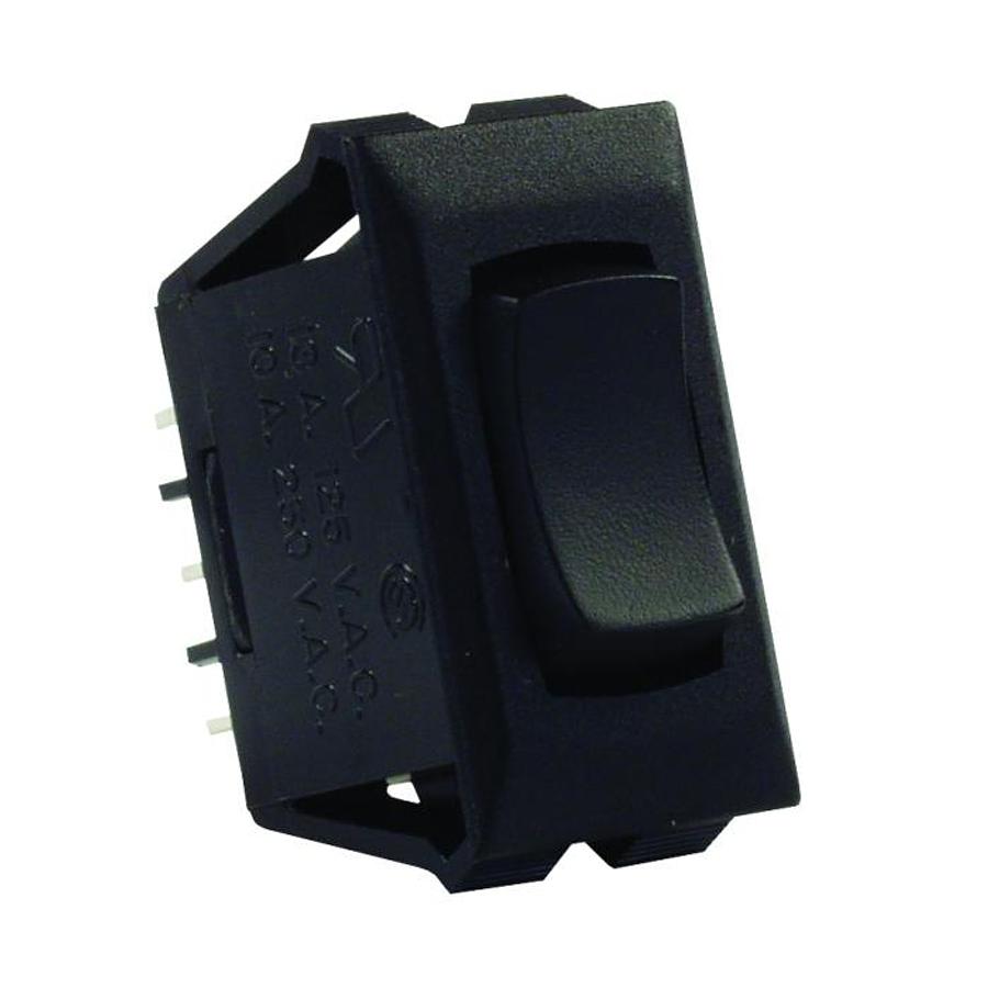 Switch Momentary-on/off/momentary-on Black 12v 1/pk