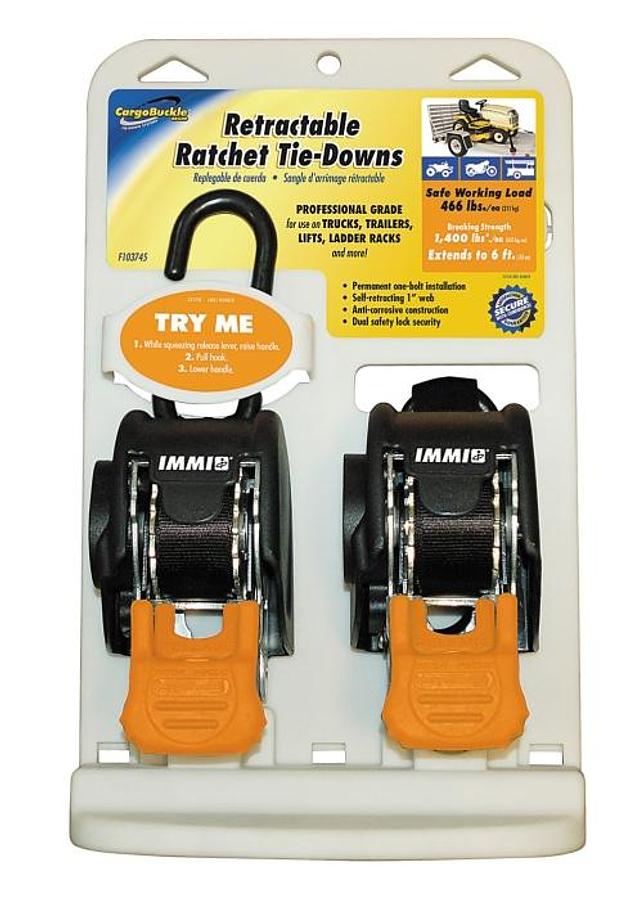 Mini G3 Retractable Ratchet Cargobuckle Tie Down