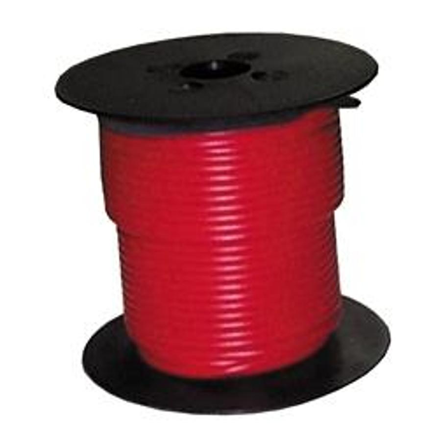 Primary Copper Wire - Red - 16 Gauge 100' Spools
