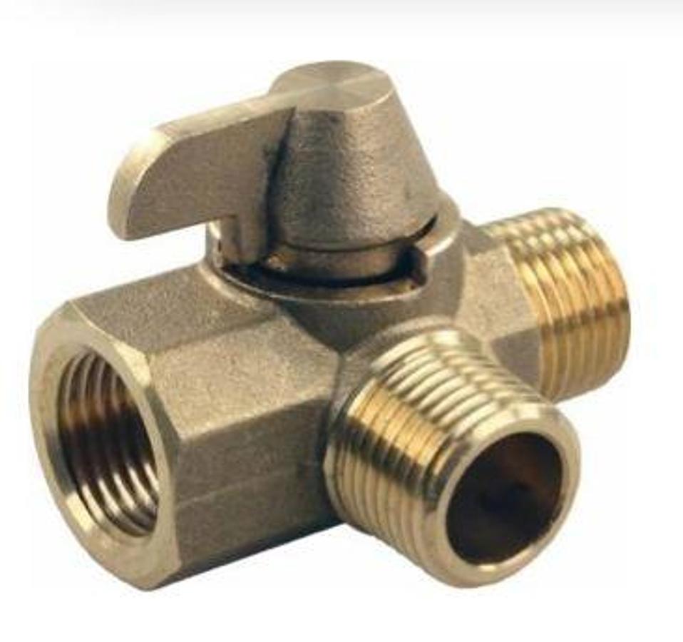 3-way Diverter Valve, M/m/f