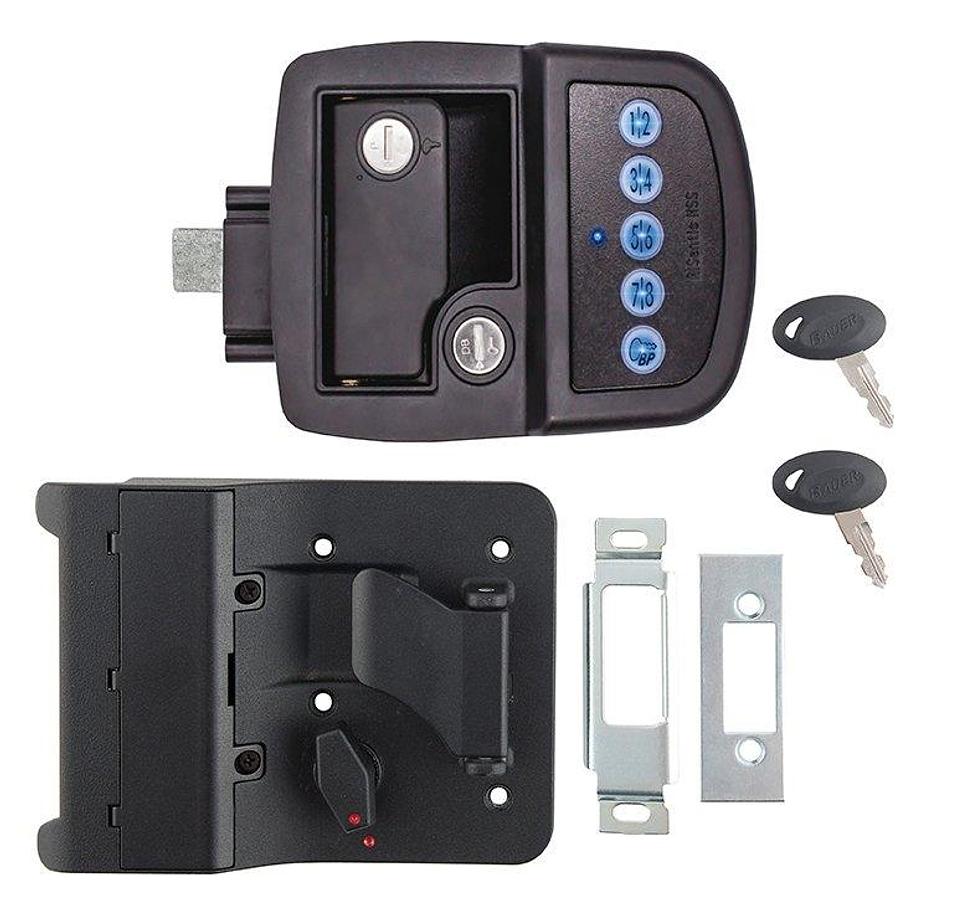 Electric Travel Trailer Lock-black