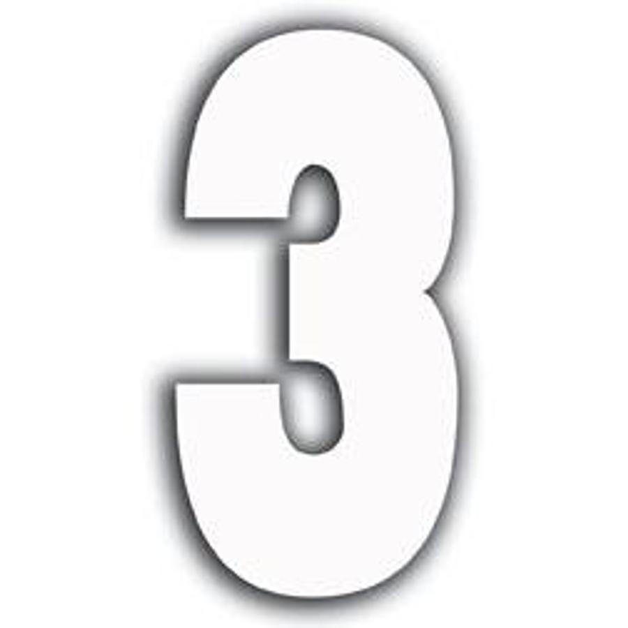 White Number - 3