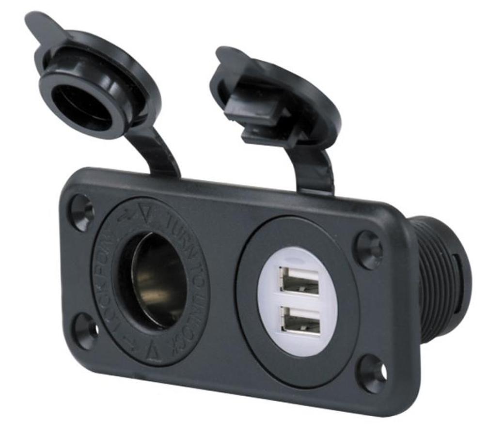Combo - 12v Dual Usb And 12v Socket