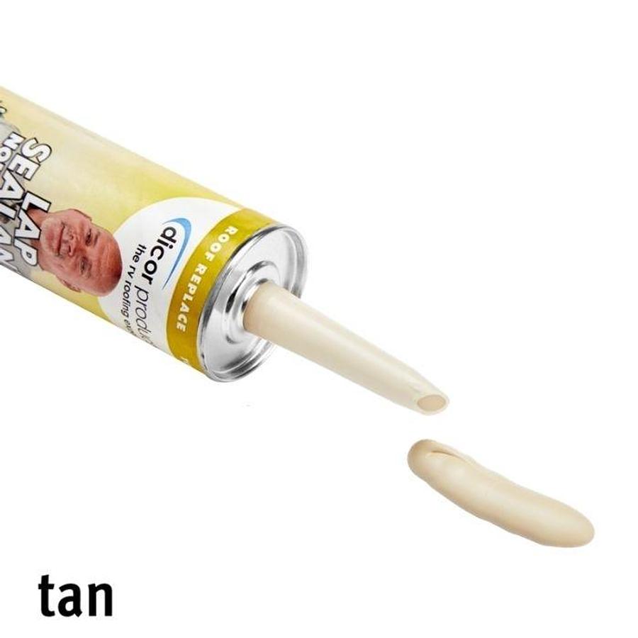 Dicor Lap Sealant, Non-leveling/non-sag 10.3 Oz Tan