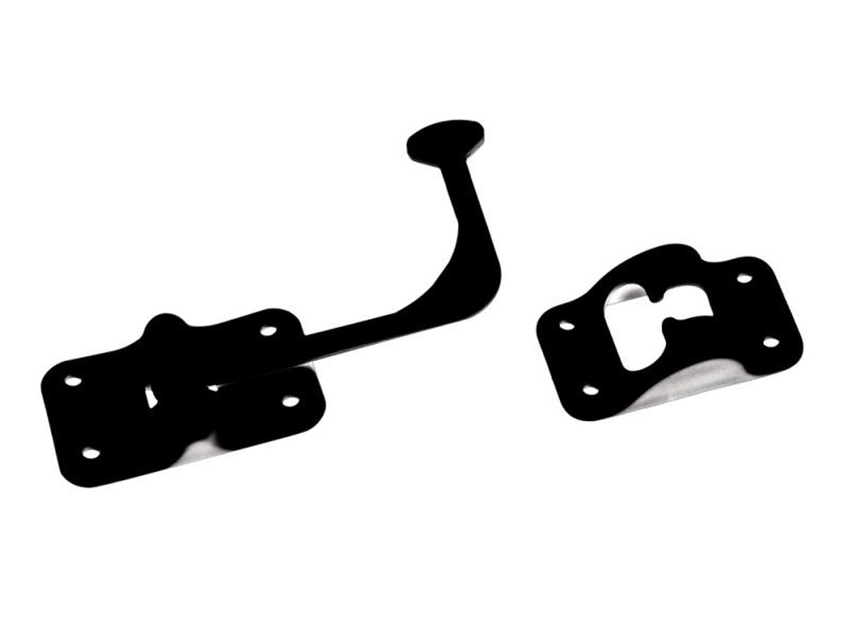 Entry Door Holder - Plastic 90 Degree Black