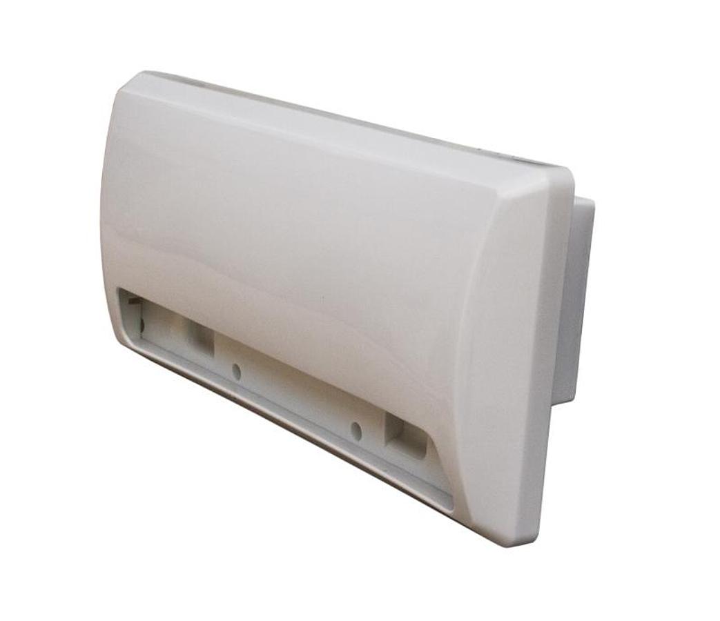 Outside Vent W/ Lockable Damper - White