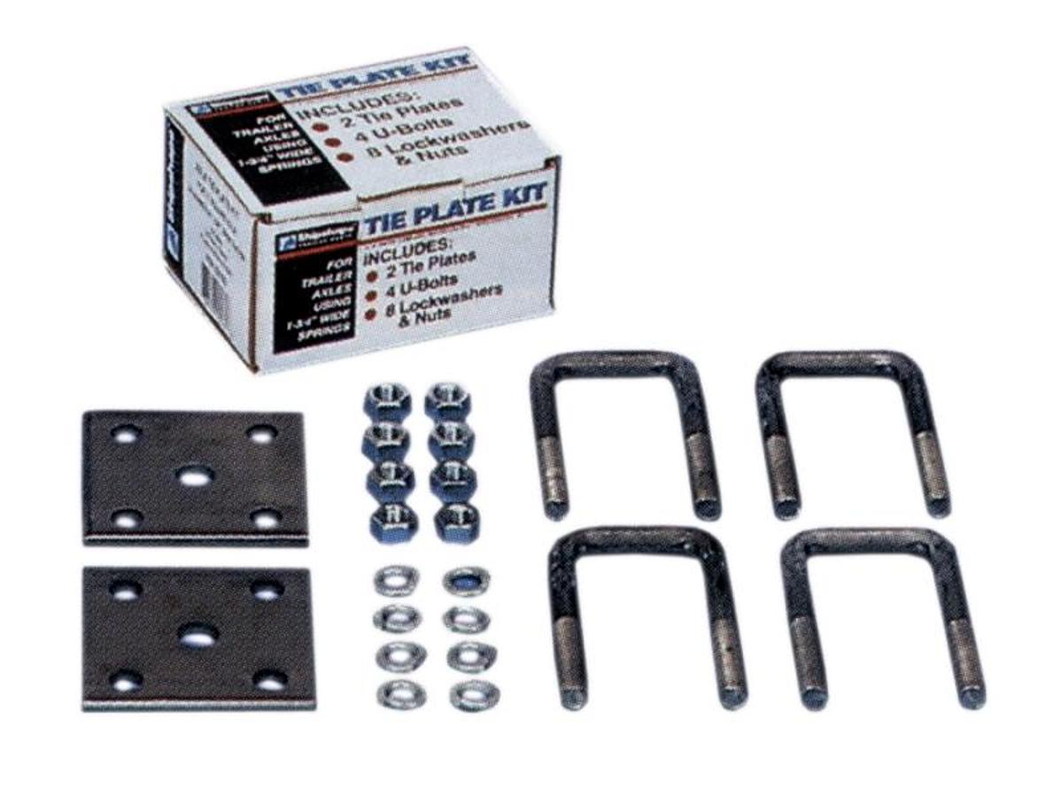 Tie Plate Kit Square 2 Inch Axle