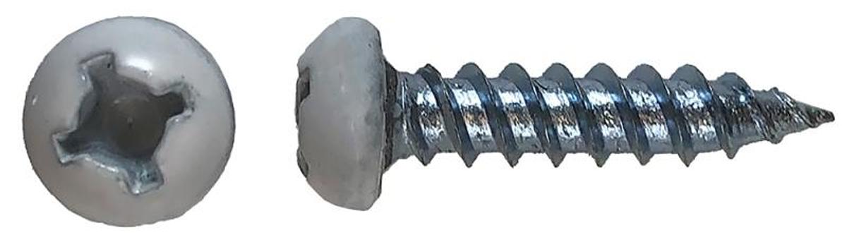 8 X 3/4 Pan Quad Fast Thread Painted 9000 White