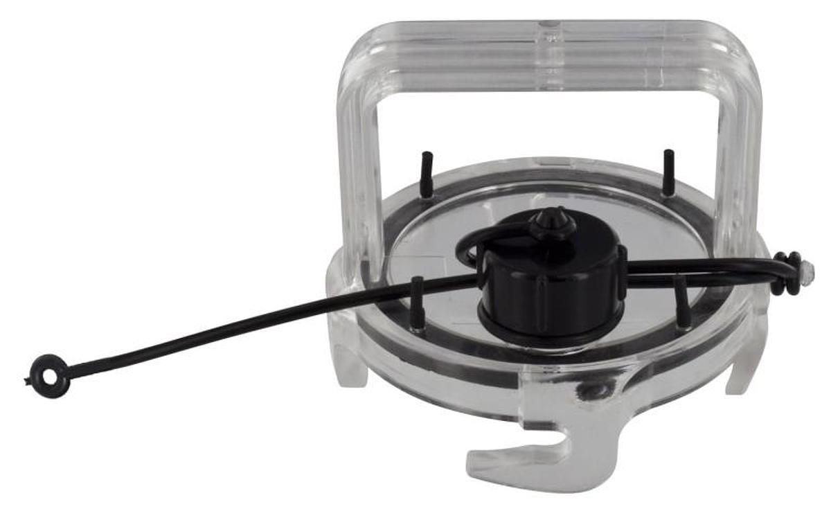Ez Coupler Valve Cap W/handle, Clear