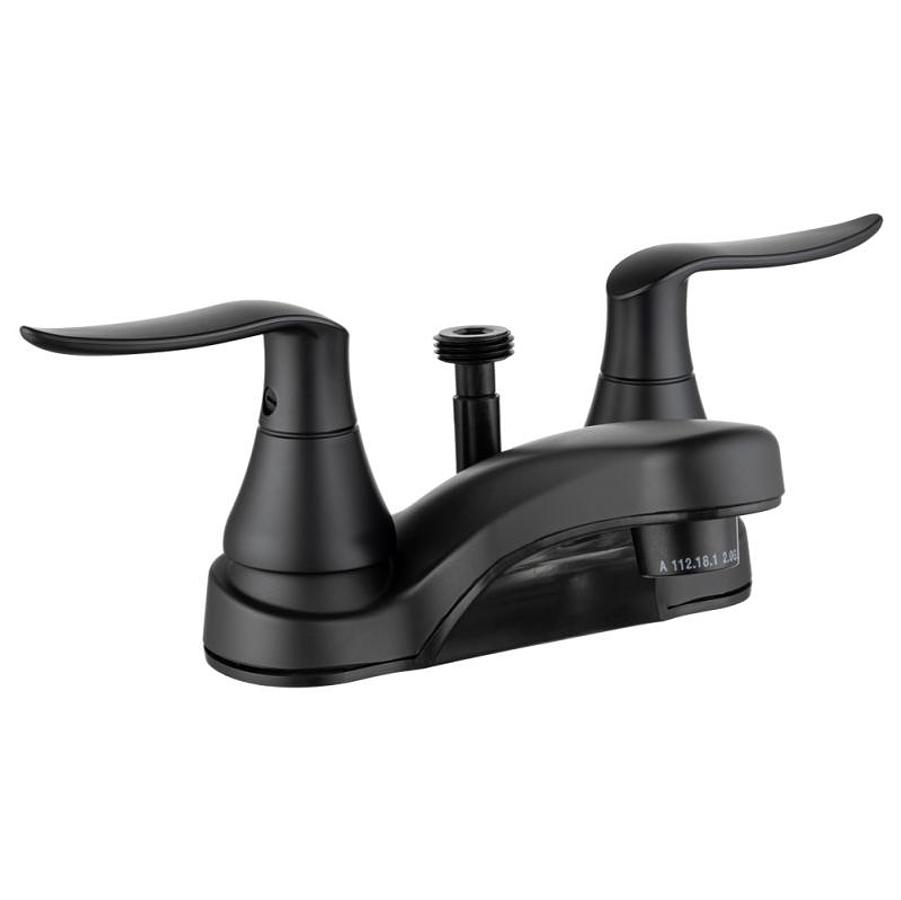 Elegant Rv Lavatory Faucet W/ Diverter - Matte Black Finish