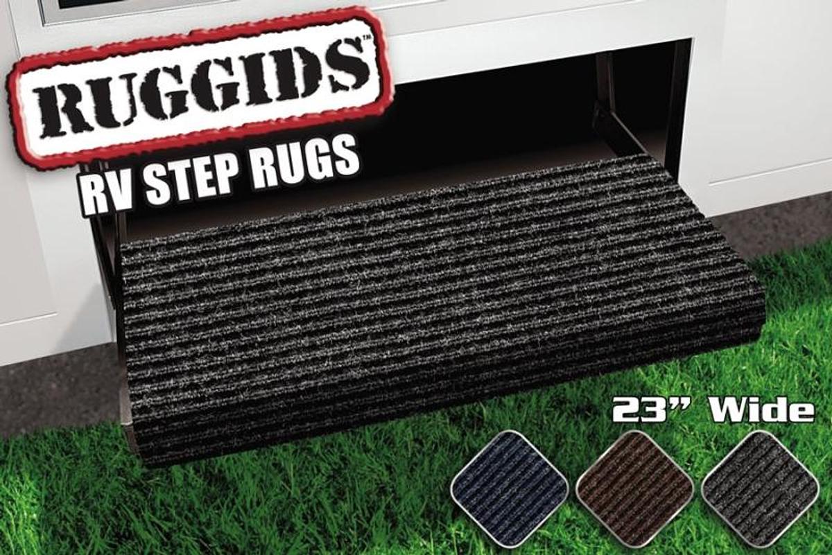 Ruggids Step Rug 19" X 23" - Black Granite
