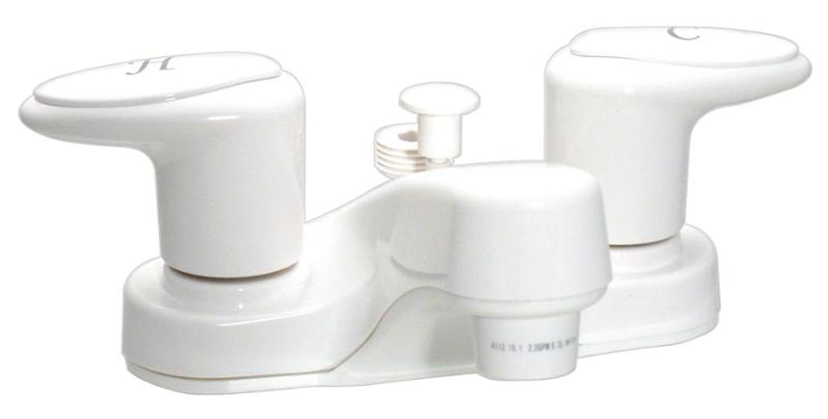 Faucet - Lavatory Diverter 4" White Plastic