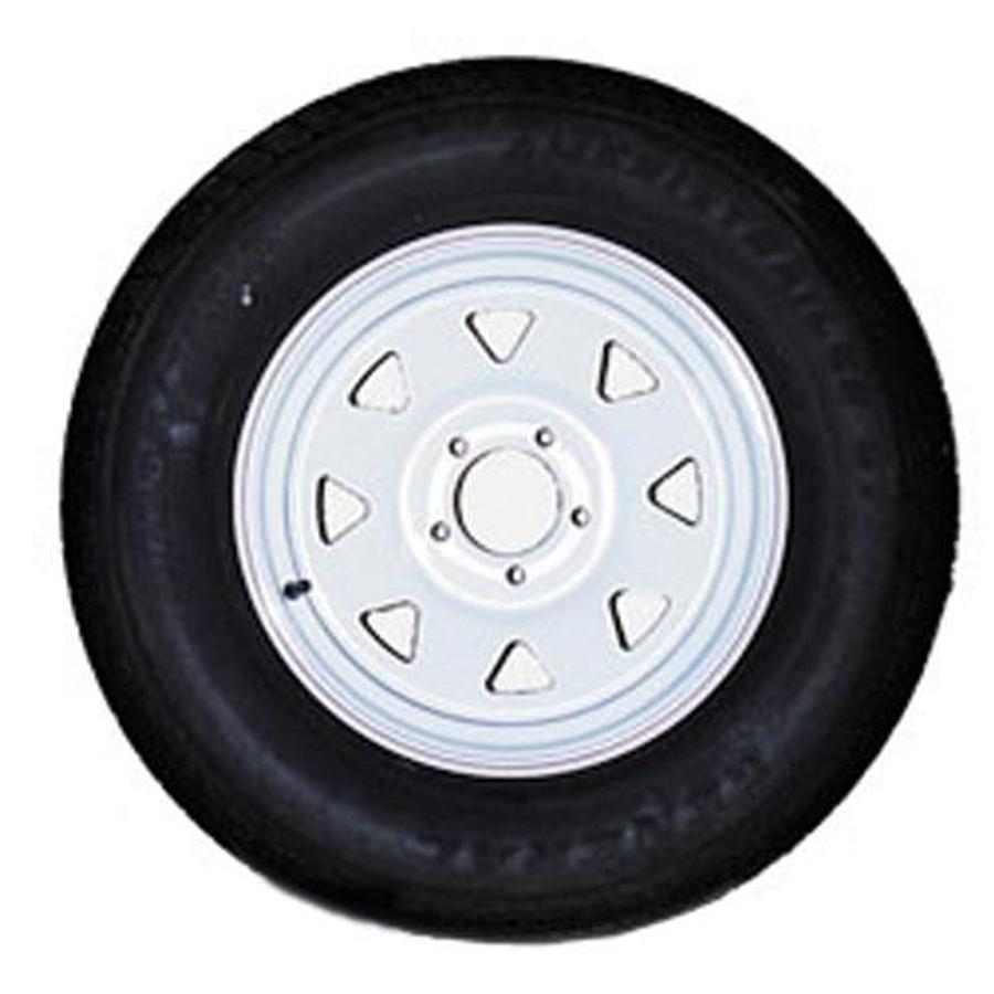 Tire And Wheel Eco Trail St185/80 D 13 Lrc 5 Hole White Spoke