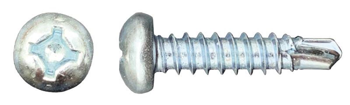 500 Pack - 8 X 3/4 Pan Quad T2 Self Drilling Zinc Screw