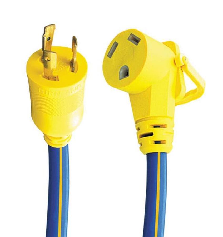 Rv Generator Adapter 10/3-18" 30 Amp Rv - 30 Amp Twist-lock